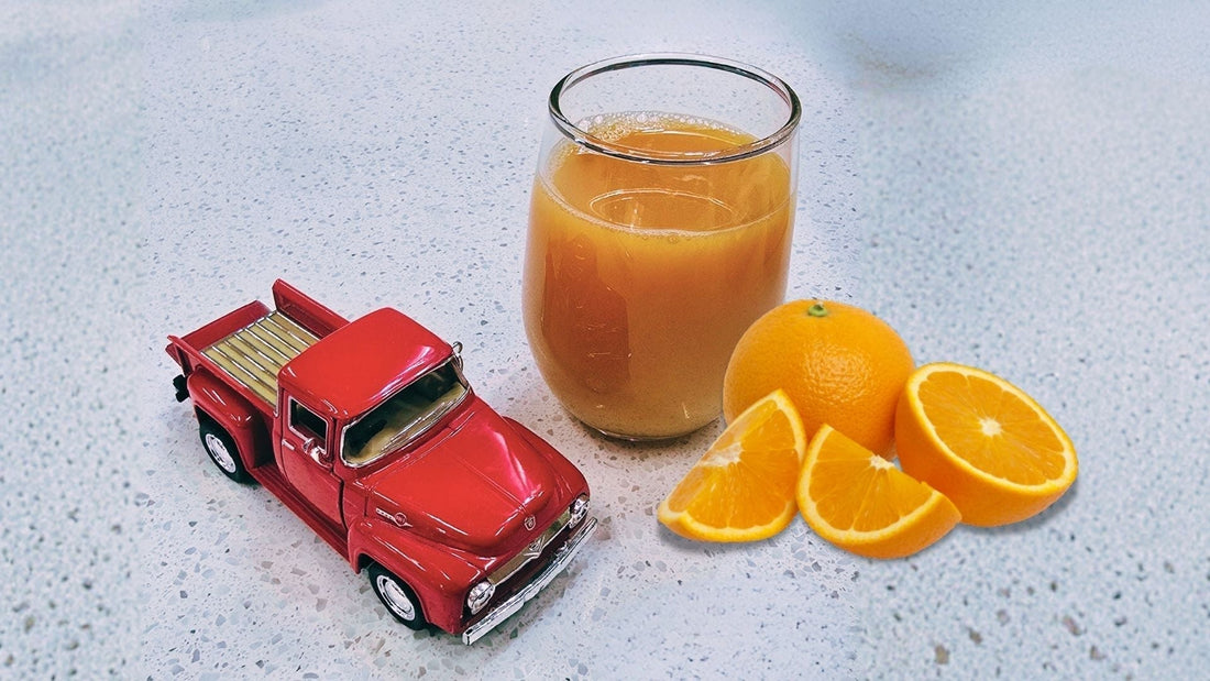 Boosted OJ or Red Truck Virgin Mimosa Drink - Recipe