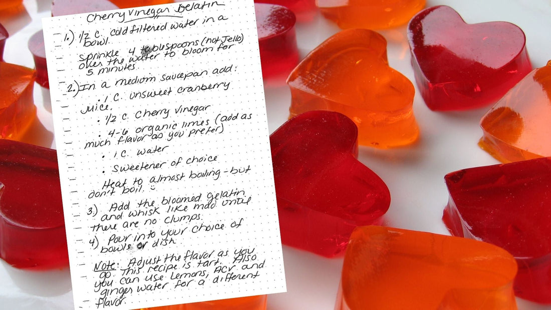 Cherry Vinegar Gelatin