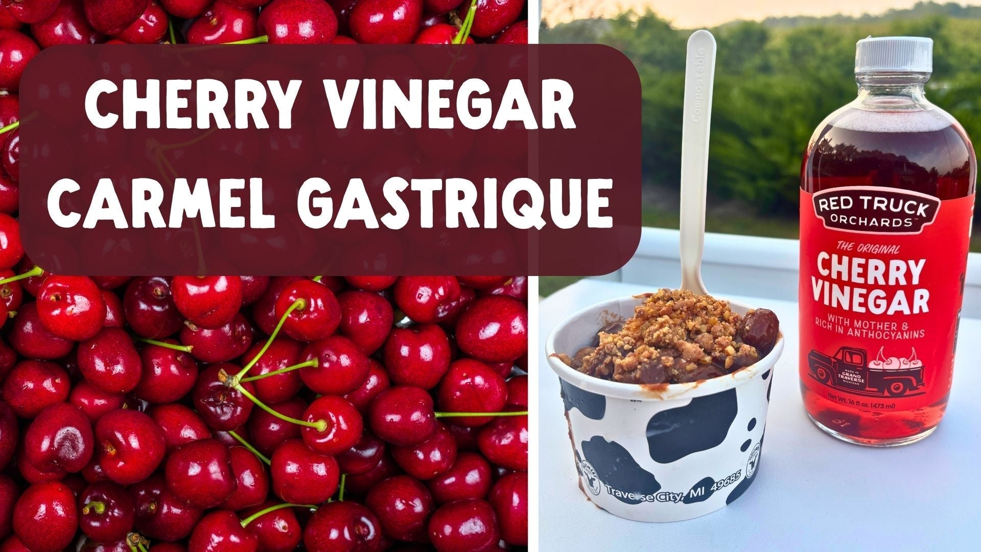 Cherry Vinegar Caramel Gastrique